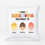 0876PUS2 Personalized Pillow Gifts Ice Cream Grandpa Dad