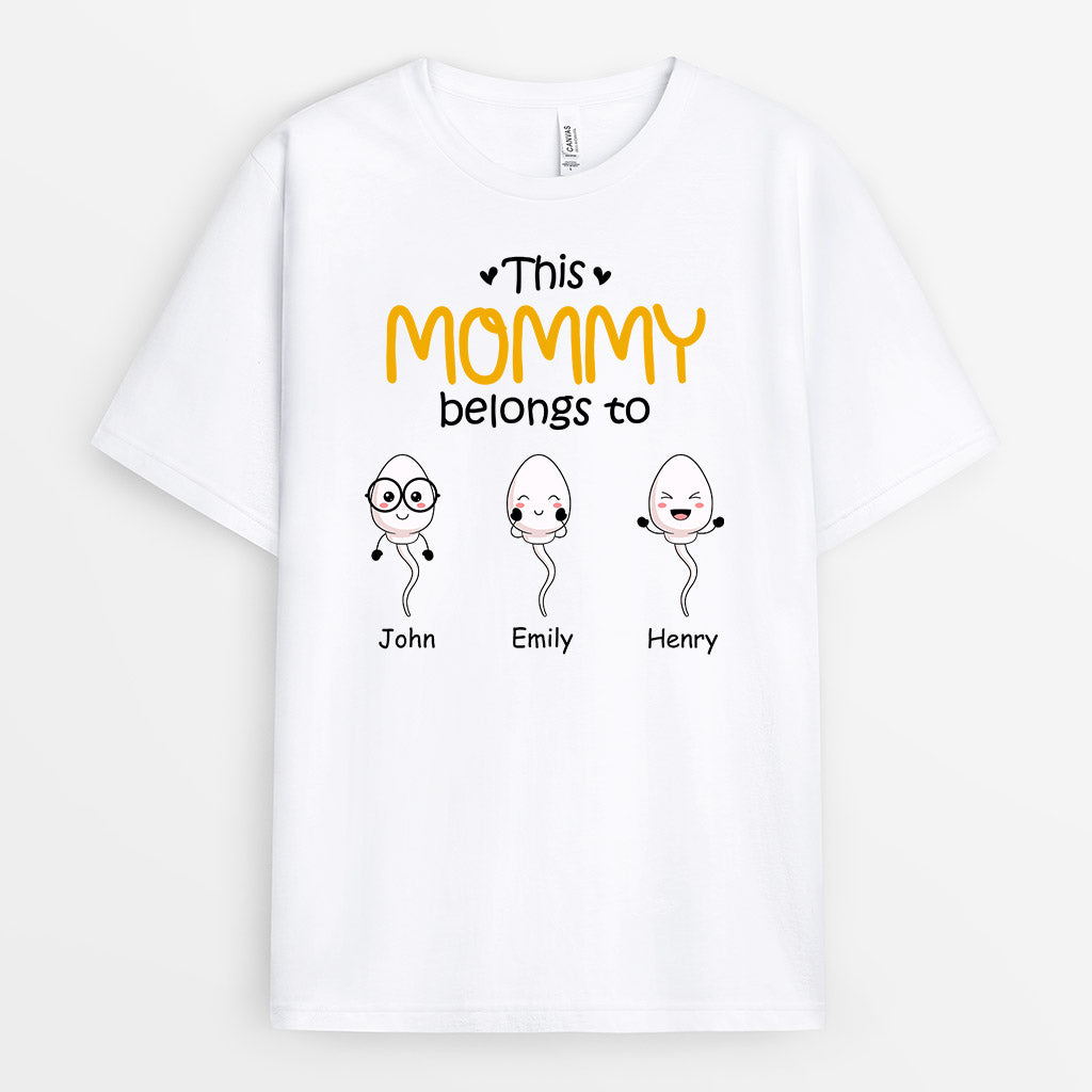 0885AUS1 Personalized T shirts Gifts Kid Grandma Mom