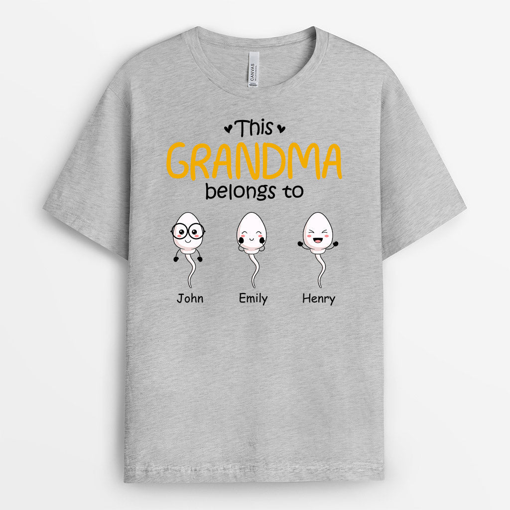 0885AUS2 Personalized T shirts Gifts Kid Grandma Mom