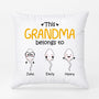 0885PUS1 Personalized Pillow Gifts Kid Grandma Mom