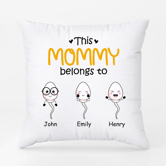 0885PUS2 Personalized Pillow Gifts Kid Grandma Mom