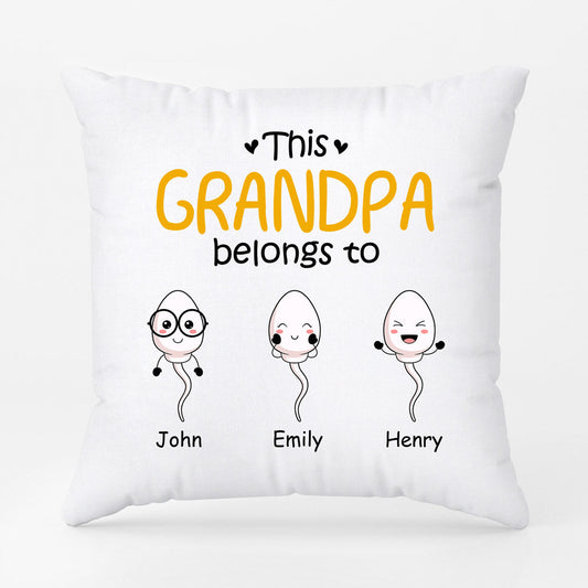 0885PUS2 Personalized Pillow Gifts Kid Grandpa Dad_397629f5 b6df 4ff7 bbb4 64d1174a49a4