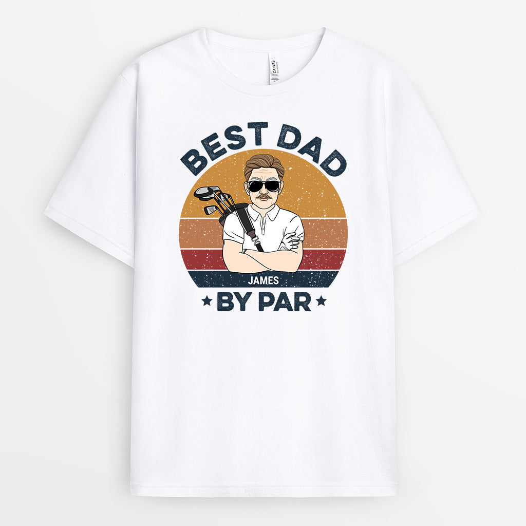 0895AUS2 Personalized T shirts Gifts Golf Dad