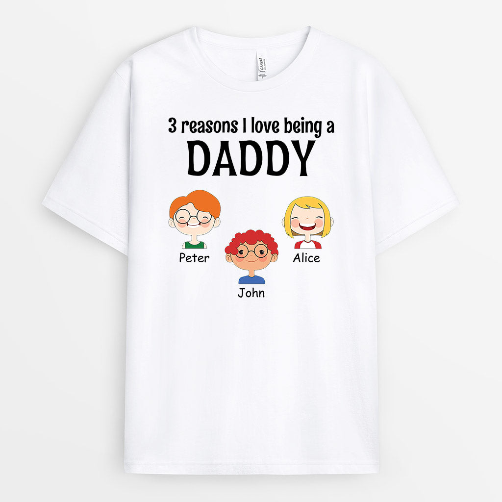 0897AUS1 Personalized T shirts Gifts Kids Grandpa Daddy