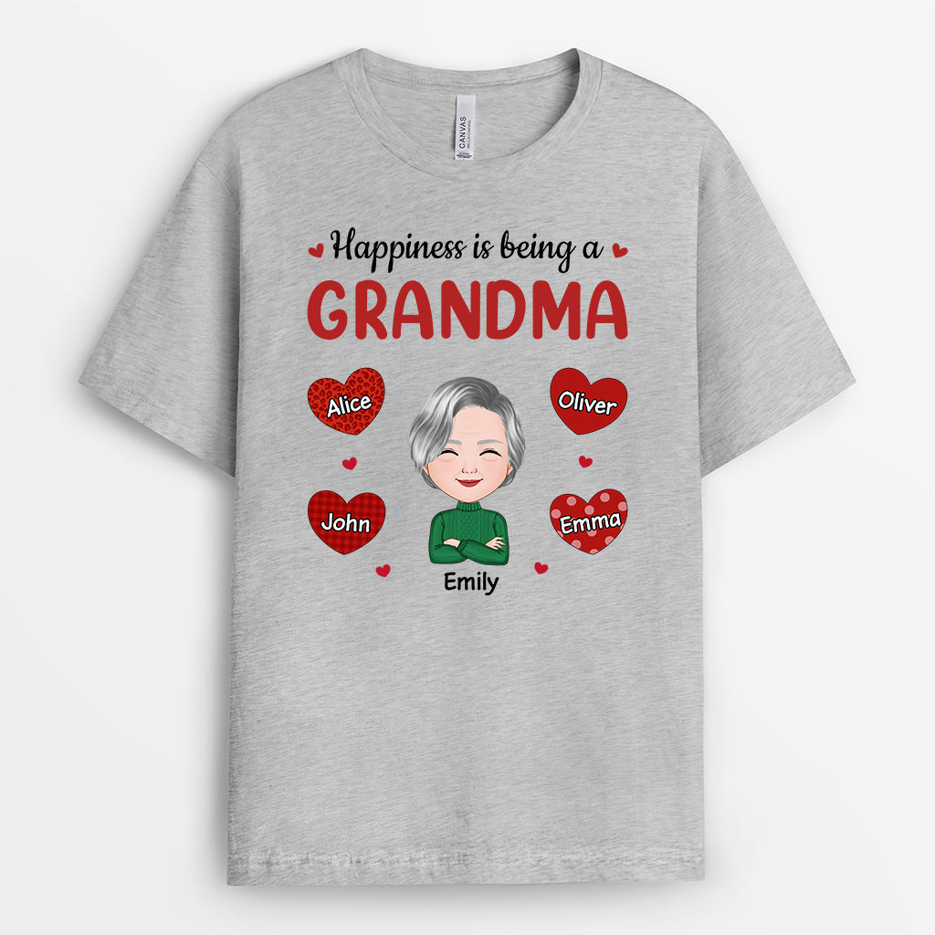 0911AUS1 Personalized T shirts Gifts Woman Leopard Mom Grandma