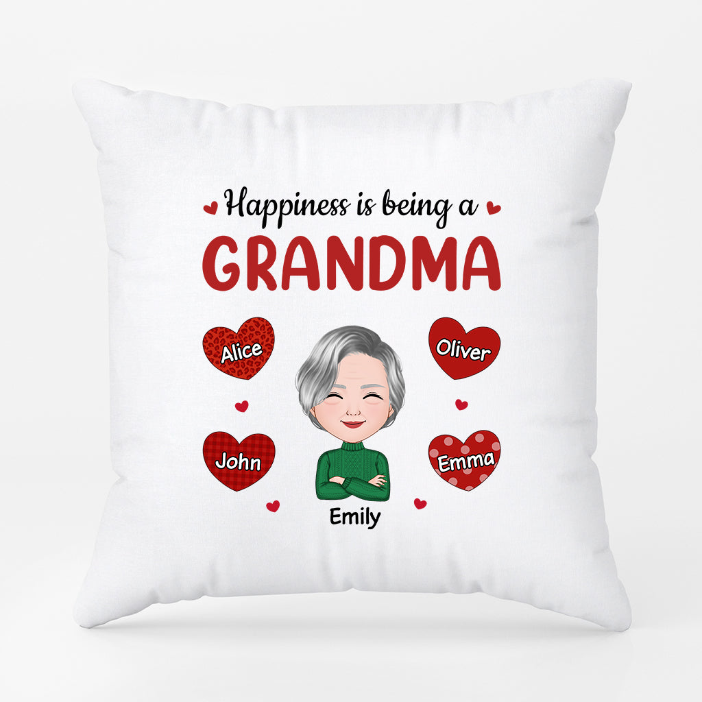 0911PUS1 Personalized Pillows Gifts Woman Leopard Mom Grandma