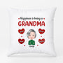 0911PUS1 Personalized Pillows Gifts Woman Leopard Mom Grandma