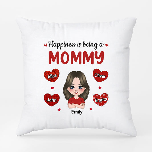 0911PUS2 Personalized Pillows Gifts Woman Leopard Mom Grandma