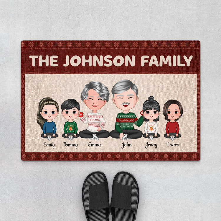 Personalized The Family Door Mats